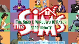 Sims 1 - Windows 10 Patch 2022 Update