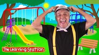 Head, Shoulders, Knees & Toes with Lyrics  Kids Learning Songs  Camp Song & Brain Breaks for Kids