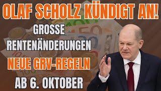 Wichtige Änderungen der gesetzlichen Rentenversicherung am 6. Oktober! Verpassen Sie es nicht!