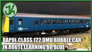 Budget Beauty! Dapol Class 122 DMU Bubble Car in Route Learning BR Blue - Unboxing and Review