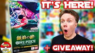INSANE OP12 One Piece TCG Booster Box Opening + Luffy Card Giveaway!