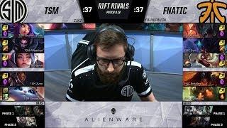 TSM vs FNC - 2019 Rift Rivals - Team SoloMid vs Fnatic