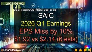 SAIC (SAIC|$5.5B) - 2026 Q1 Earnings Analysis