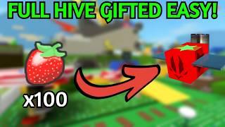 How To Get *FULLY GIFTED HIVE* In Bee Swarm Simulator