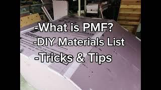 How to Poor Mans Fiberglass a Foamie Truck Camper | PMF | #diy #camping