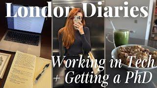 chatty vlog | Dissertation Progress, Working in Tech, What I Eat in a Day, etc.