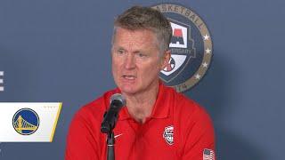 Steve Kerr Reacts to USA Basketball's Win Over South Sudan | July 20, 2024