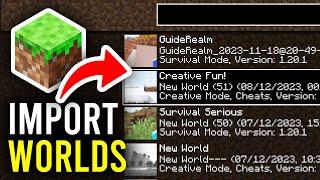 How To Import Minecraft Worlds In Java - Full Guide