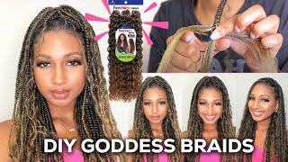 DIY Goddess Box Braid For The First Time (Step-By-Step)