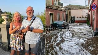 Devastating Rain In Parts of Sicily AGAIN & Angelic Art Show