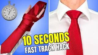 How to Tie a Tie in 10 Seconds: The Easiest Method for Beginners!