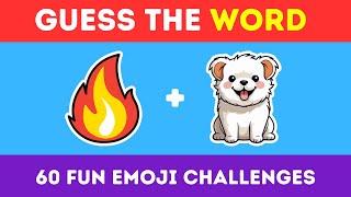 Guess the WORD by Emoji  60 Fun Challenges to Guess the Word!