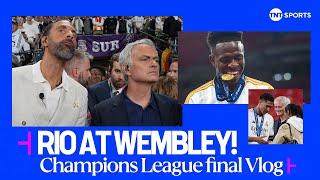 Rio Ferdinand At The #UCLFinal  Quizzing Mourinho, Vini Jr for Ballon d'Or & Bellingham | Vlog 