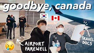 Saying Goodbye...️Canada to Korea - Can We Even Make it Back? | International Couple Struggles