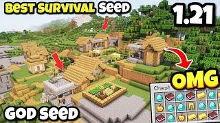  Best Survival Seed For Minecraft 1.21 Bedrock And PE | Seed Minecraft 1.21 | Minecraft Seeds