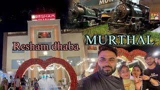 Murthal Ka Anokha DhabaYha Khana Train Se Serve Kiya Jata Hai| Resham Da Dhaba| Biggest Paratha