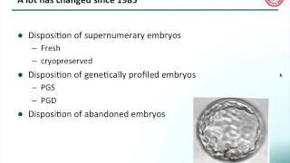 Ethics Webinar: Dilemmas in Embryo Disposition