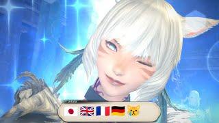 Y'shtola in 4 languages frothing and foaming and awawa