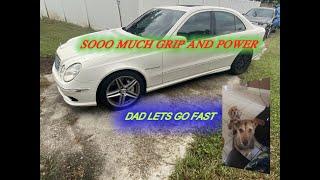 E55 AMG build #4: gets a V-TECH tune, water pump ooo and some drag tires
