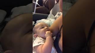 Baby Laughs at Mom 