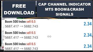 Cap Channel Trading Indicator MT5 Deriv Boom Crash Signals Indicator Free Download