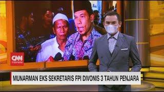 Munarman Eks Sekretaris FPI Divonis 3 Tahun Penjara