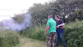 Monster 4 gauge shotgun with serious kick!