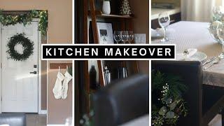 *LAST MINUTE* KITCHEN MAKEOVER UNDER $100! | HOW TO THRIFT AND STYLE YOUR KITCHEN ON A BUDGET!