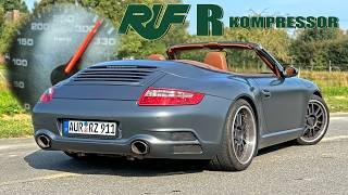 Porsche 997 Carrera 4S RUF KOMPRESSOR // REVIEW on Autobahn