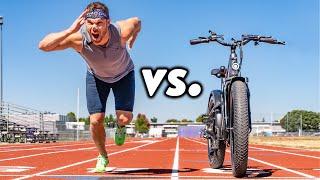 Olympic Runner vs. Electric Bike (who's faster?)