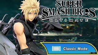 Super Smash Bros Ultimate Cloud Classic Mode Can I beat my old 7.4 Intensity Record