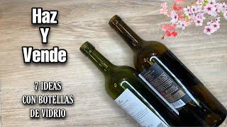 Haz y Vende/7 Manualidades Con botellas de vidrio/garrafas de vidro decorado/Best Out Waste IDEAS