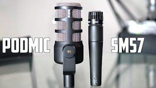 Rode PodMic vs Shure SM57 for Podcasting or Voice Over Applications