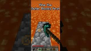 How to find Netherite in a lava pool! (1.19+) #shorts