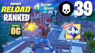 OG Fortnite Reload RANKED | High Kill Solo Zero Build Gameplay | Keyboard & Mouse