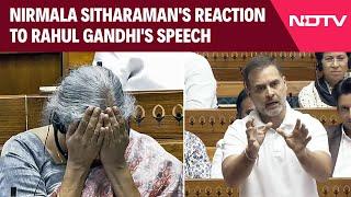 Rahul Gandhi Speech | Nirmala Sitharaman's Reaction To Rahul Gandhi's Speech Is Viral