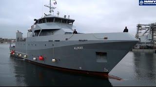 Piriou shipyard visit: Almak training ship (DCI) and B2M multi-mission ship (Kership)