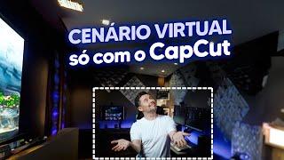 Cenário Virtual com IA usando só o CapCut | Pelo celular 