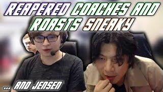 Reapered Spectates & Coaches Sneaky's SoloQ Games (Best KR Bootcamp Moments #7)