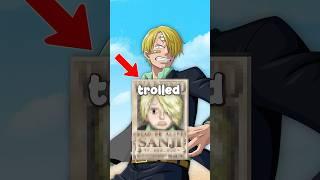 When Sanji got trolled so hard