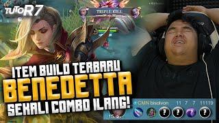 #TUTOR7 BENEDETTA DENGAN KOMBO MENYAKITKAN, TAPI LEBIH SAKIT DAPET TIM DARK SYSTEM GINI #MLBB #RRQ