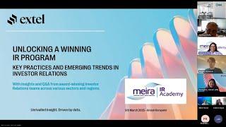 MEIRA IR Academy x Extel | Unlocking a Winning Investor Relations Program