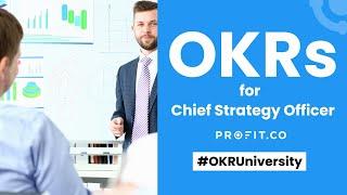 Get started with OKRs - Chief Strategy Officer. | Profit.co Demo