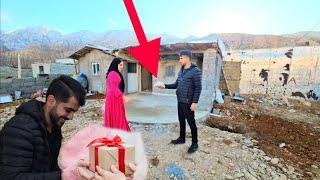 Romantic days: a young soldier's gift to a nomadic widow