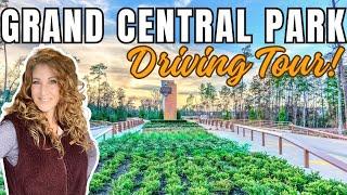 Driving Tour of Grand Central Park in Conroe Texas | #CandisInTexas | Houston Texas Life