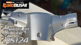 How to Spray Samurai Paint PS124 PREMIUM SILVER /#PS124