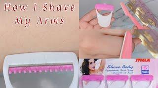 How to Shave Your Arms with Max Body Razors | body shave women