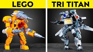 LEGO Titan vs Tri Titan  Who's Gonna Win This Epic Battle?