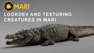 Mari | Texture Creatures for VFX | Look Dev first pass