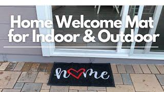 Home Welcome Mats Outdoor and Indoor | Unboxing and Review